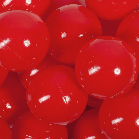 Plastikbälle Bälle für Bällebad 7 cm - Rot