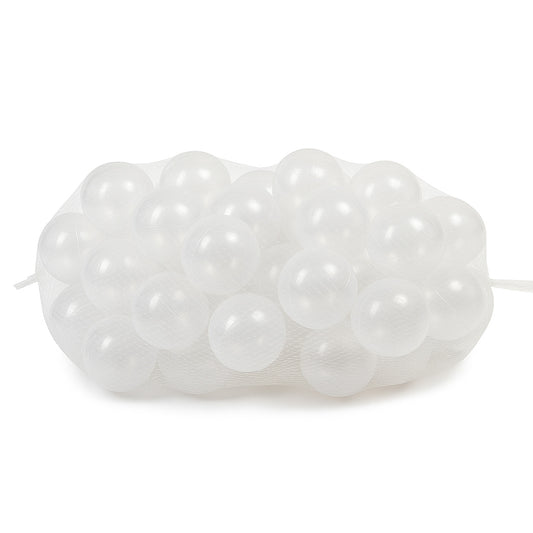 Plastikbälle Bälle für Bällebad 7 cm - Klar