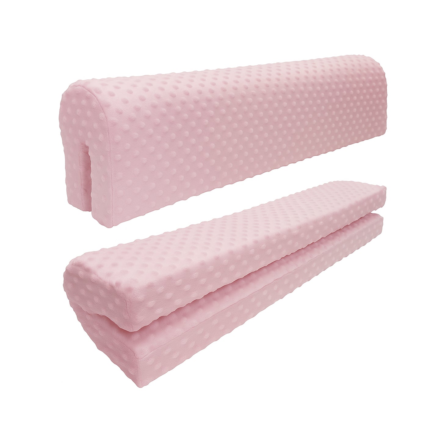 Bettkantenschutz für Babybett – Rosa Minky