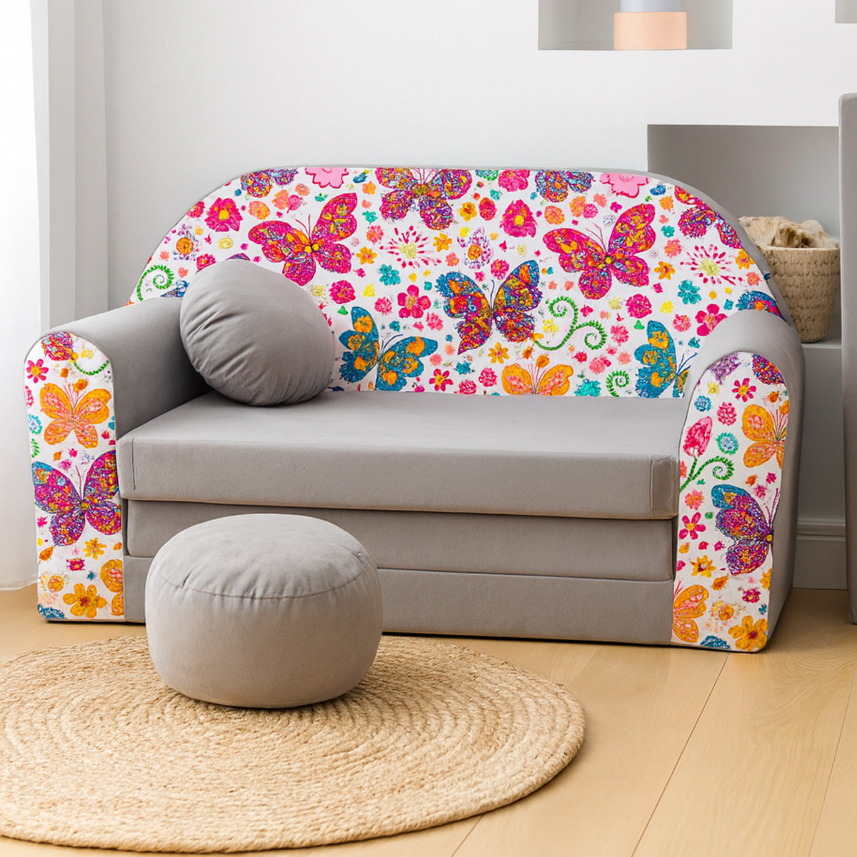 Kindersofa 3in1 – Spielsofa & Schlafsofa für Kinder A33