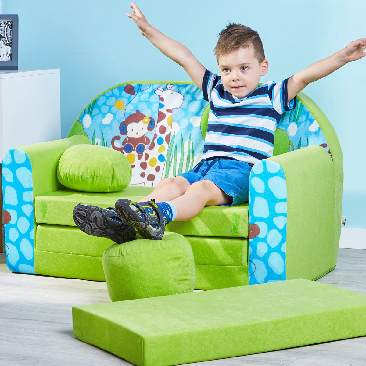 Kindersofa 3in1 – Spielsofa & Schlafsofa für Kinder Z16