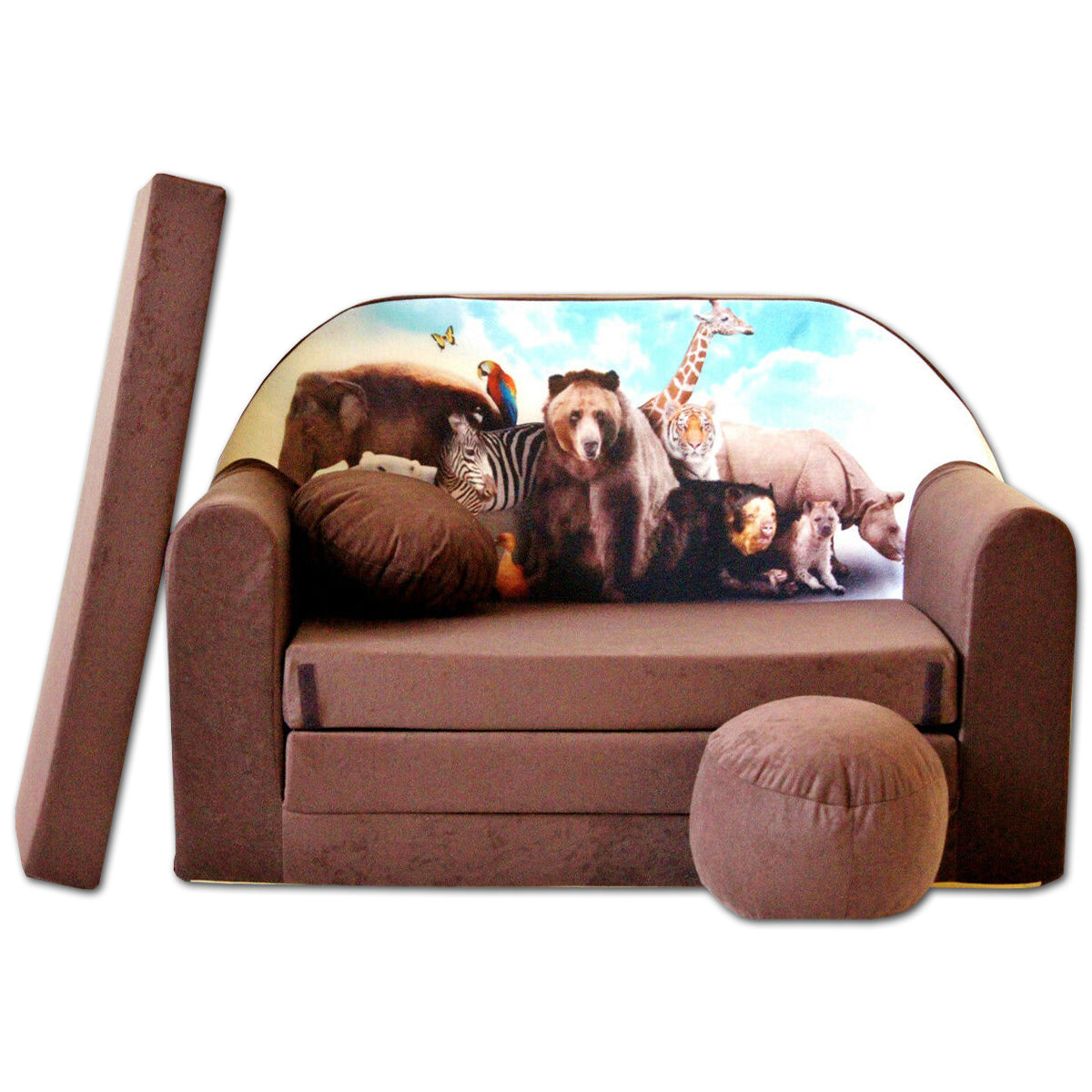 Kindersofa 3in1 – Spielsofa & Schlafsofa für Kinder K8