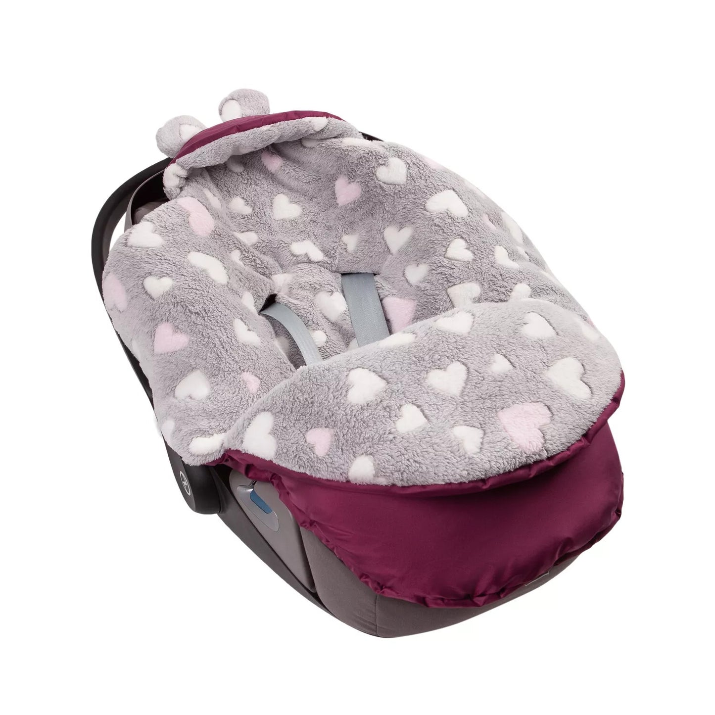 Baby Einschlagdecke für Winter - Bordeaux