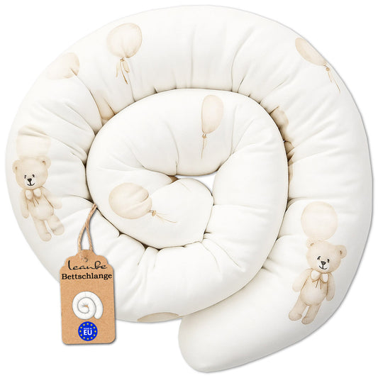 Bettschlange Stillkissen Seitenschläferkissen 150-400 cm Teddybar