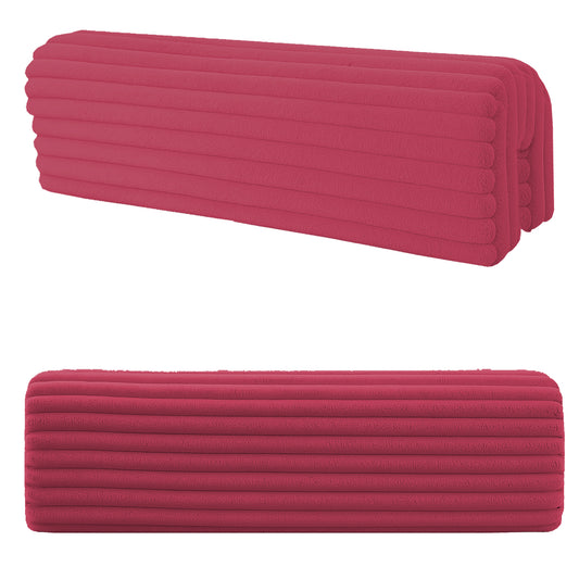 Bettkantenschutz für Babybett – Bordeauxrot Cord