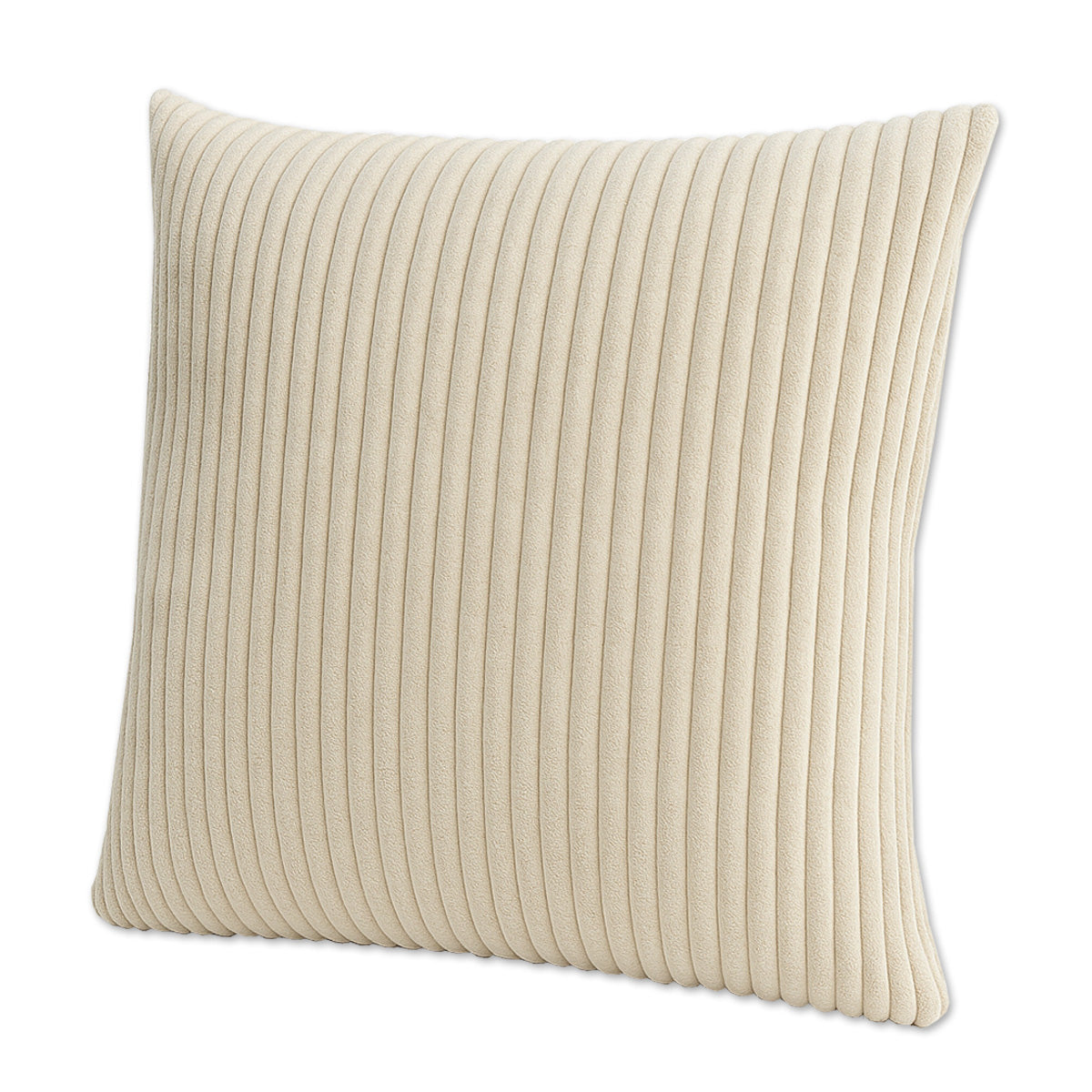 LEANBE Cord Dekokissen – Weiches Kissen mit strukturierter Oberfläche Set 6 Stck. - Beige