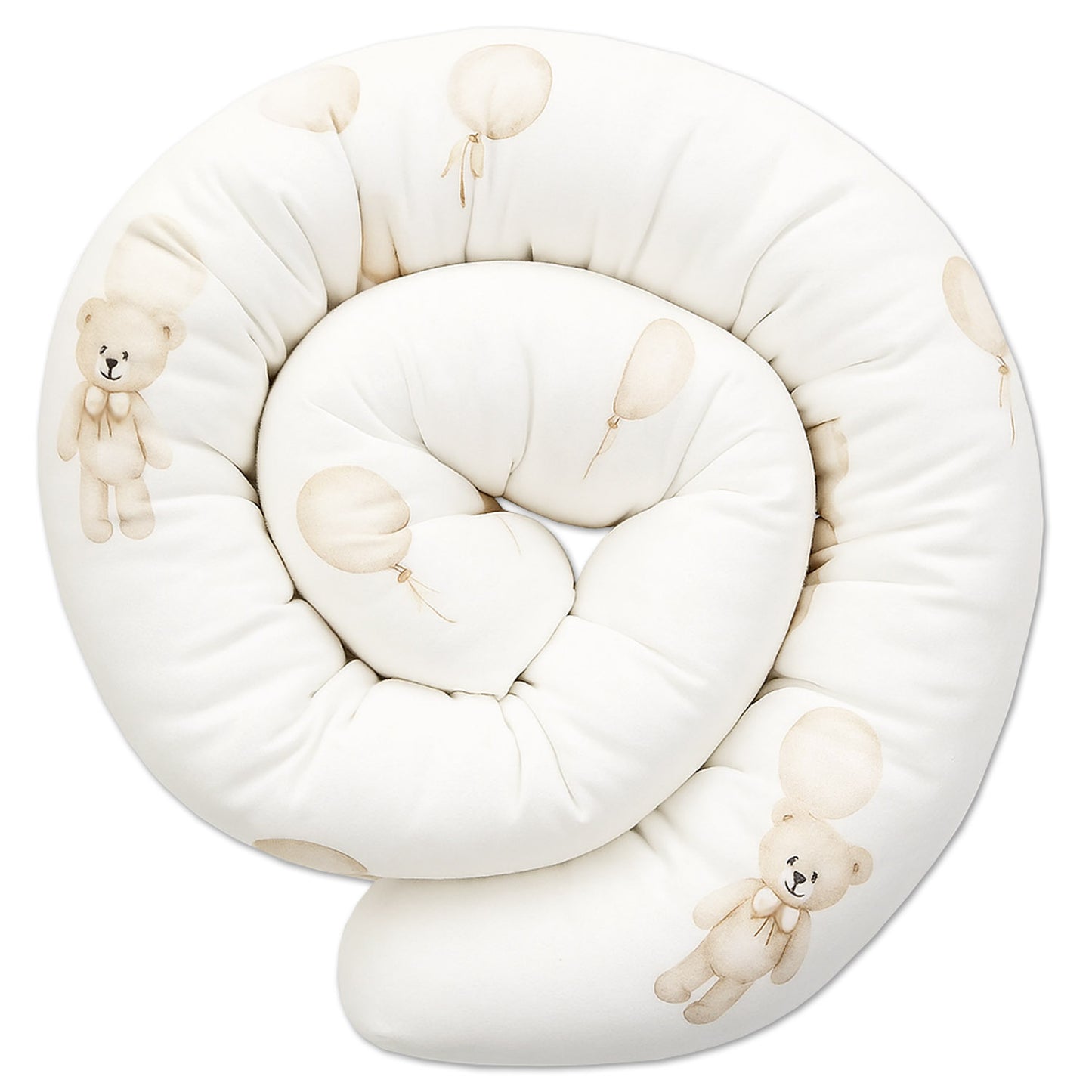 Bettschlange Stillkissen Seitenschläferkissen 150-400 cm Teddybar