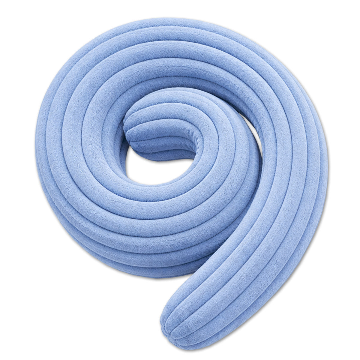 LEANBE Bettschlange Stillkissen – Vielseitiges Seitenschläferkissen 150 cm Blau Plüsch