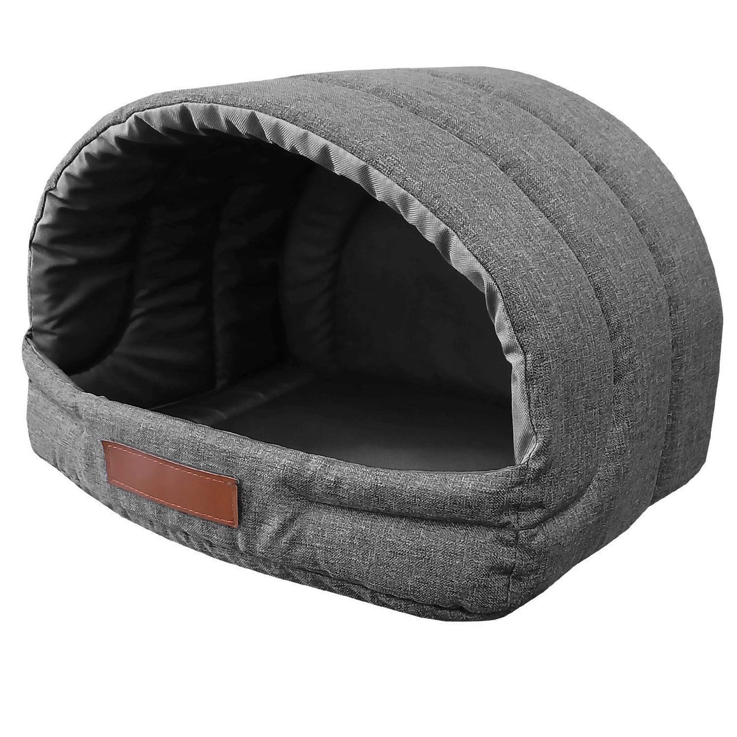 Personalisierte Schlafhöhle Hundehaus für Hunde und Katzen Graphit