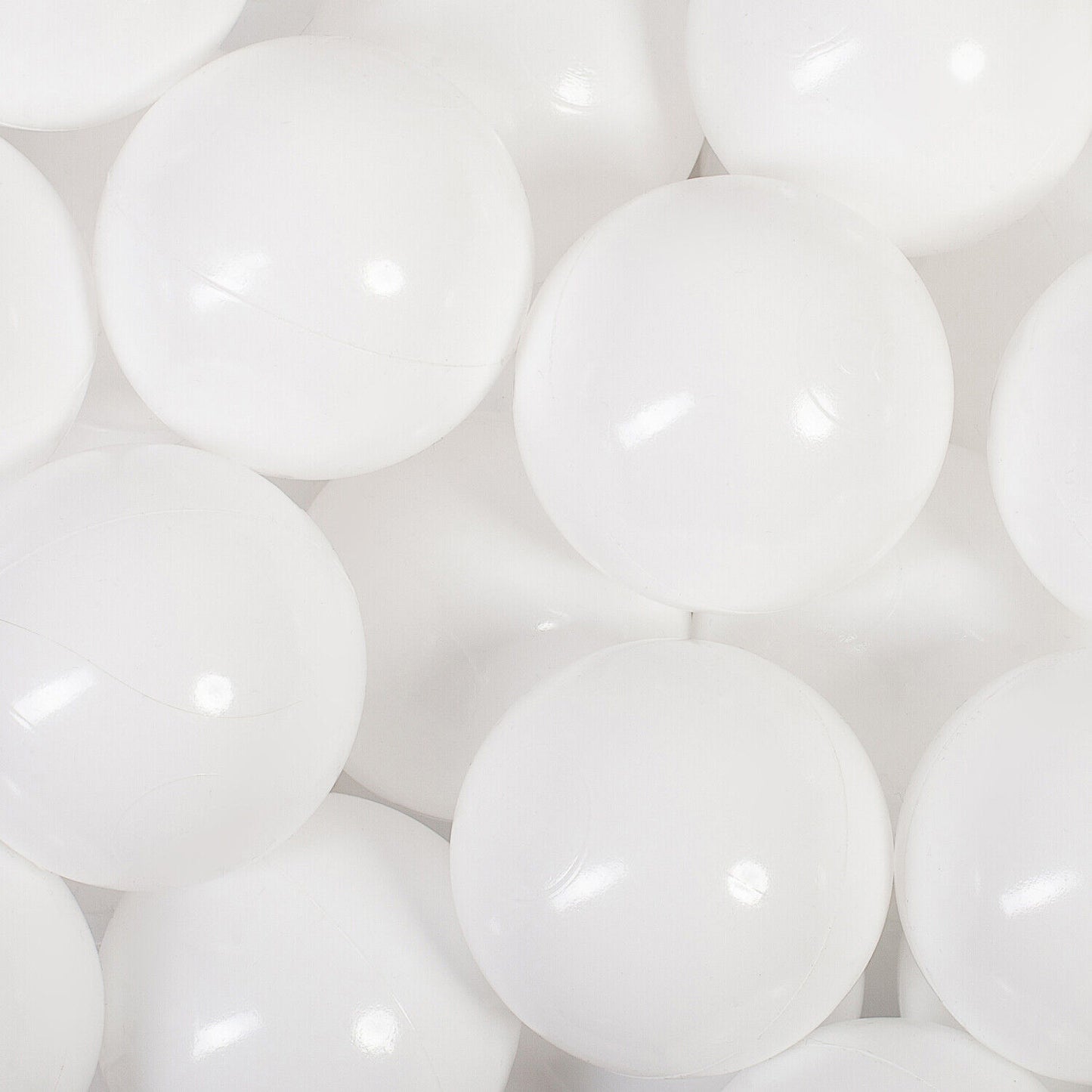 Plastikbälle Bälle für Bällebad 7 cm - Weiß