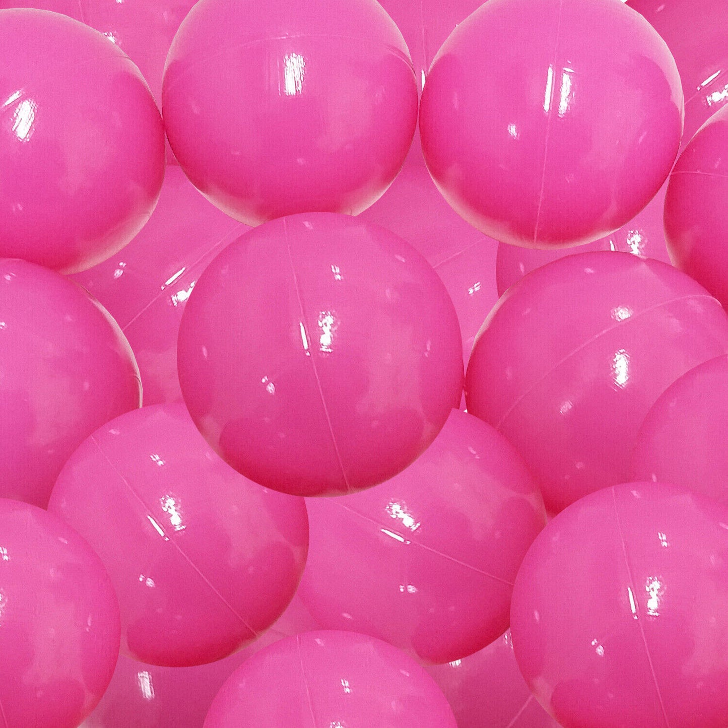 LEANBE Bällebad Bälle 7 cm – Hochwertige Plastikbälle für Kinder Spielspaß - Dunkelrosa