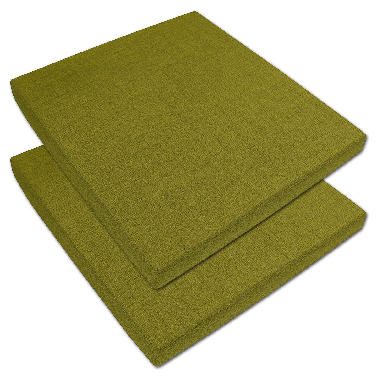 Sitzkissen 2er Set für Garten & Zuhause 40 x 40 x 5 cm Grün