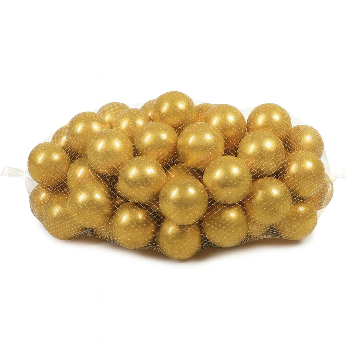 Plastikbälle Bälle für Bällebad 7 cm - Gold