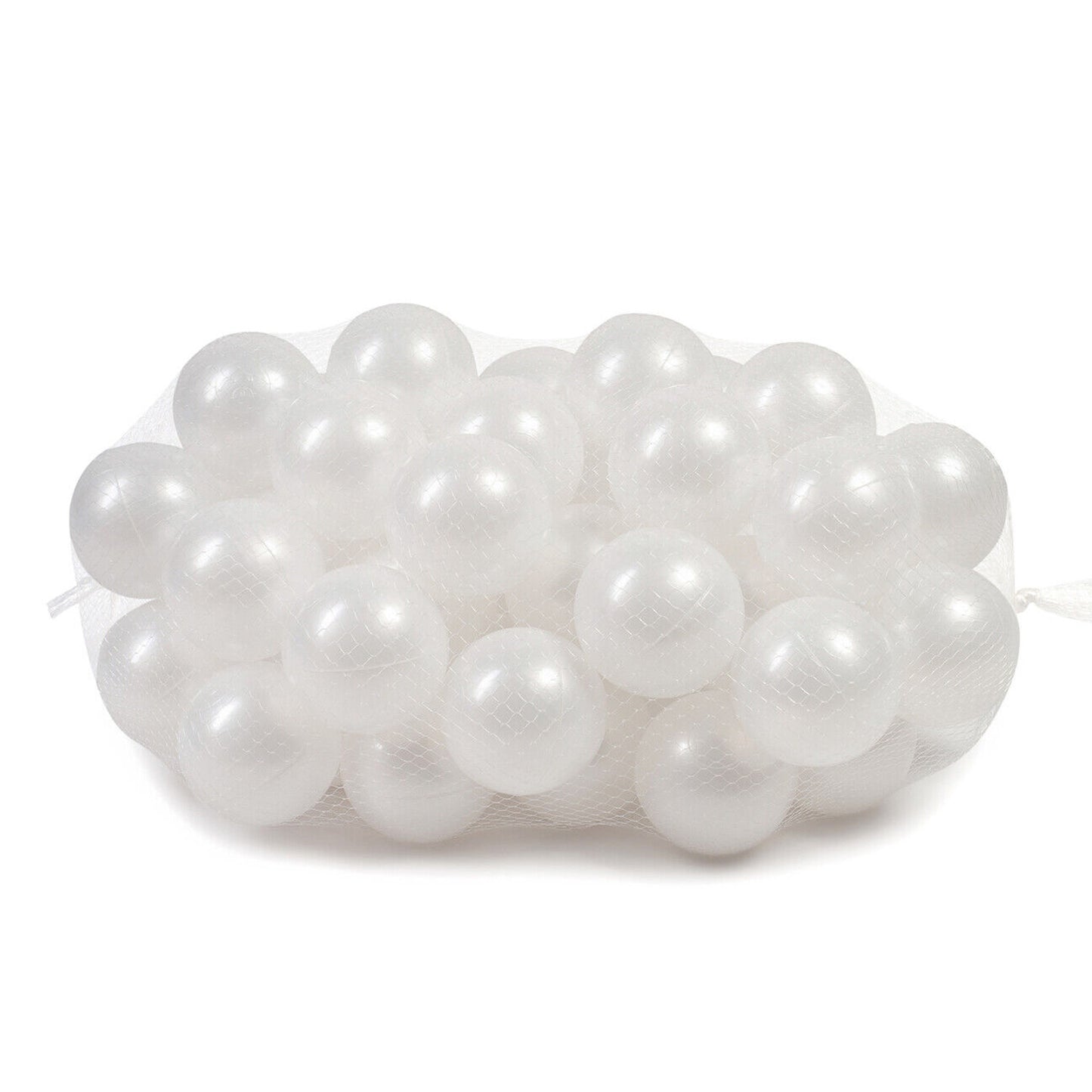 Plastikbälle Bälle für Bällebad 7 cm - Perlweiß