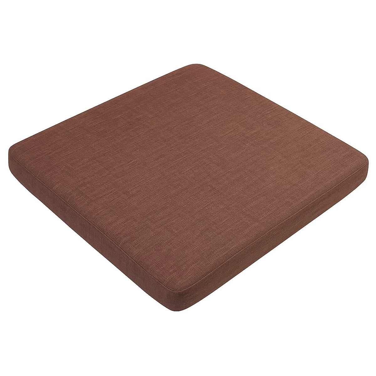 Sitzkissen 2er Set für Garten & Zuhause 40 x 40 x 5 cm Braun