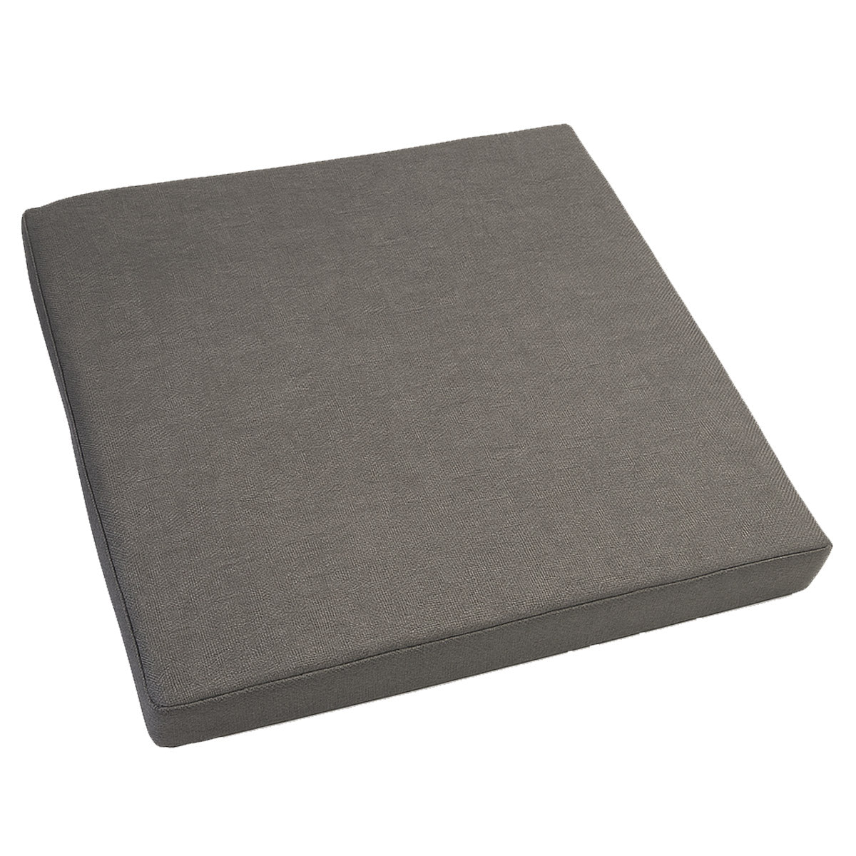 Sitzkissen 2er Set für Garten & Zuhause 40 x 40 x 5 cm Graphit