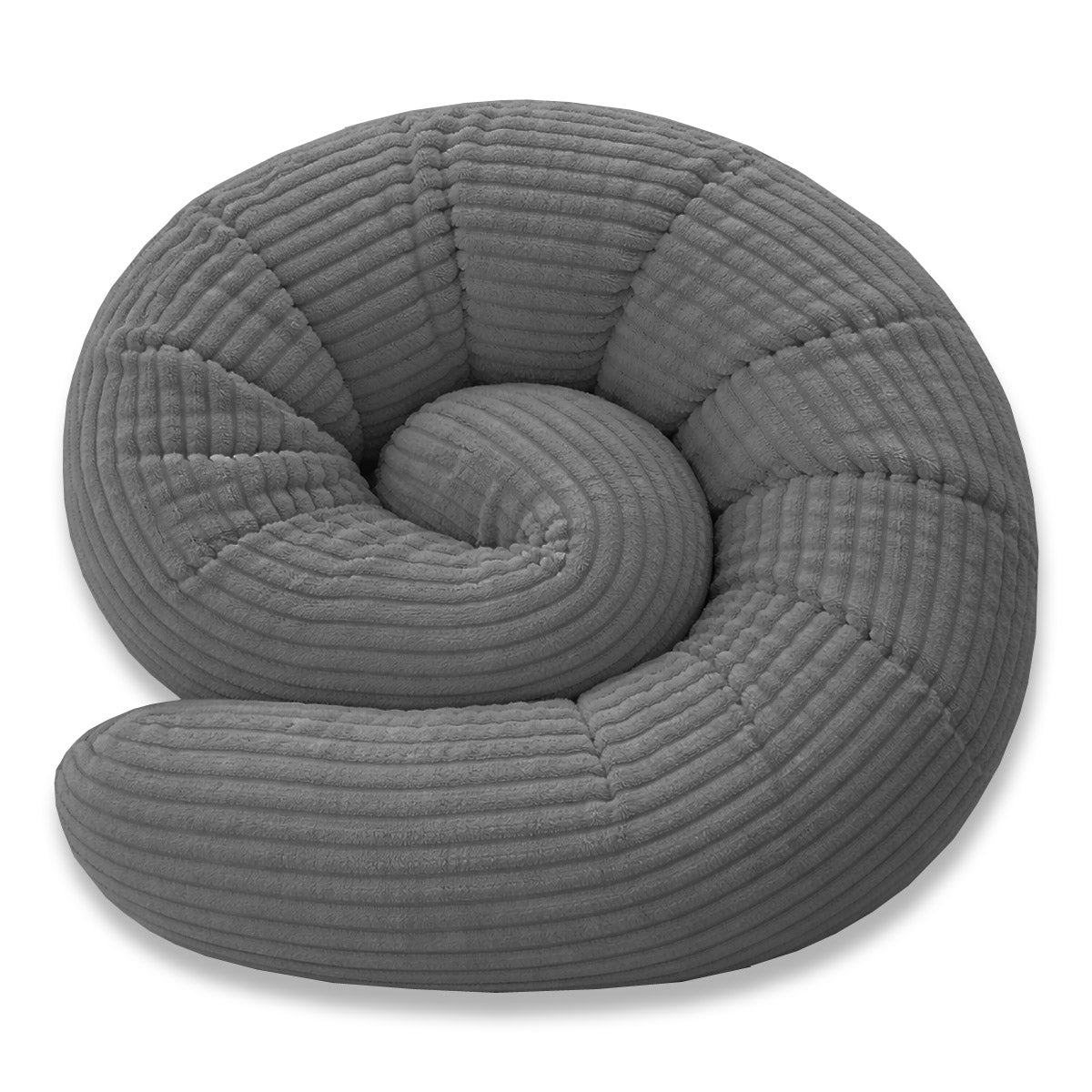 LEANBE Bettschlange Stillkissen – Vielseitiges Seitenschläferkissen 150 cm Grau Cord