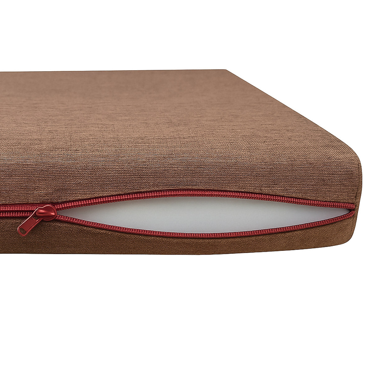 Sitzkissen 2er Set für Garten & Zuhause 40 x 40 x 5 cm Braun