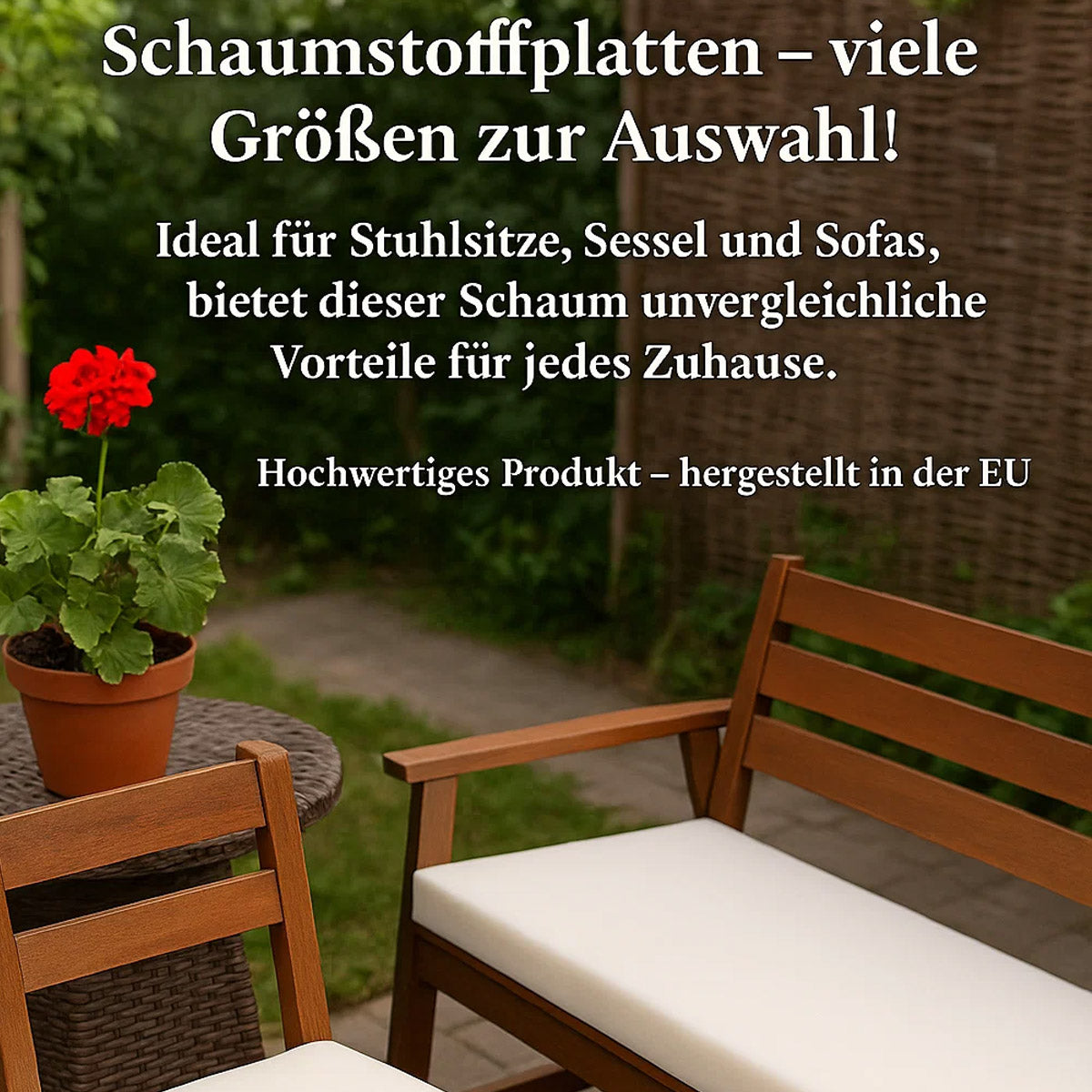 Schaumstoff Schaumstoffplatte N2237 110 x 50 x 5 cm