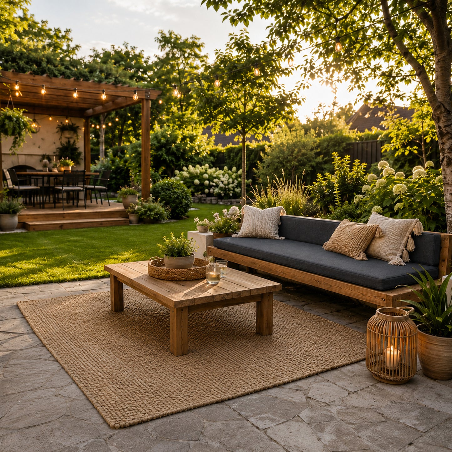 Gartenkissen 110-150 cm – Komfortables Sitzkissen für Gartenbank & Outdoor-Möbel