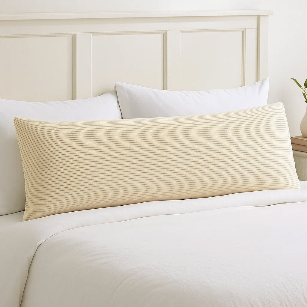 Leanbe Seitenschläferkissen 150x40 cm - Cord Beige