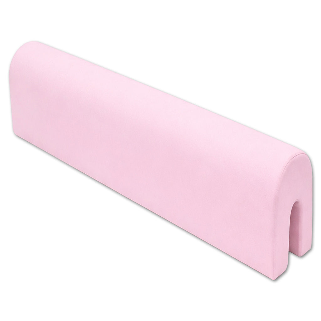 LEANBE Bettkantenschutz 70x20x14 cm + Bettschlange 150x15 cm – Rosa