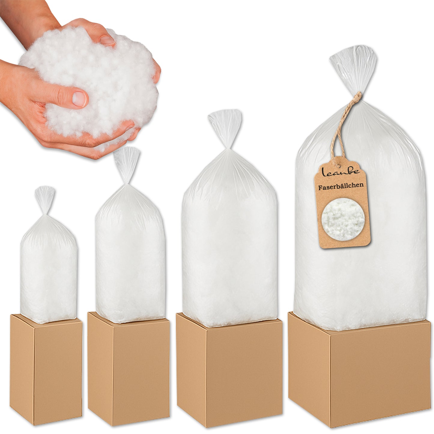 Kissenfüllung Plüschtiere Faserbällchen Füllmaterial Kissen Füllstoff