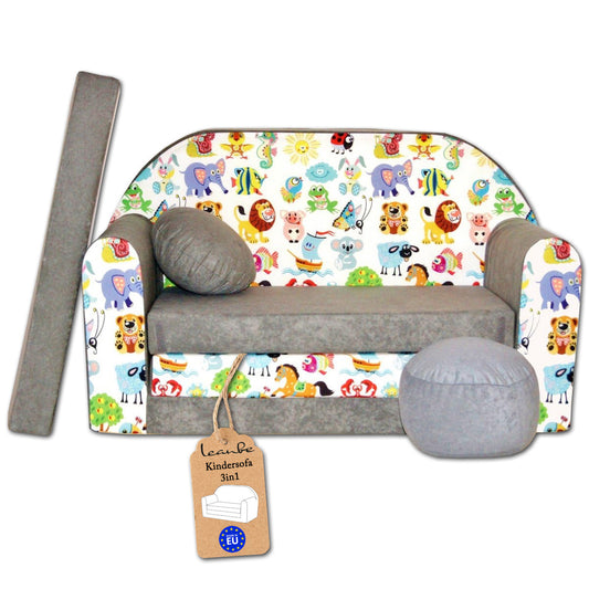 Kindersofa 3in1 – Spielsofa & Schlafsofa für Kinder A5
