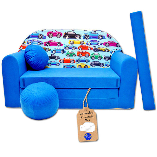 Kindersofa 3in1 – Spielsofa & Schlafsofa für Kinder C21