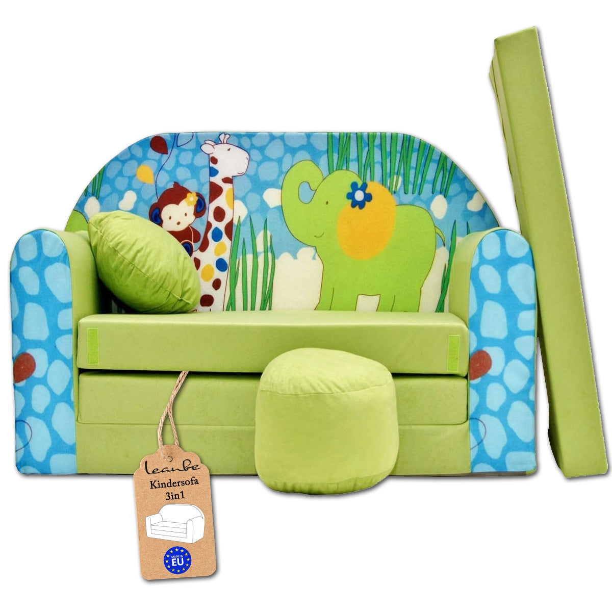 Kindersofa 3in1 – Spielsofa & Schlafsofa für Kinder Z16