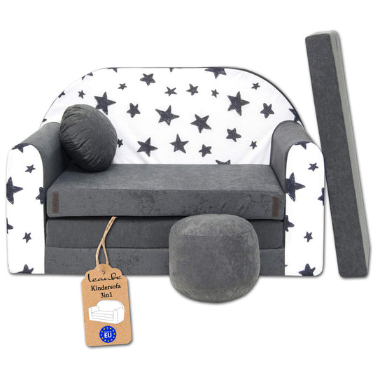 Kindersofa 3in1 – Spielsofa & Schlafsofa für Kinder AC1