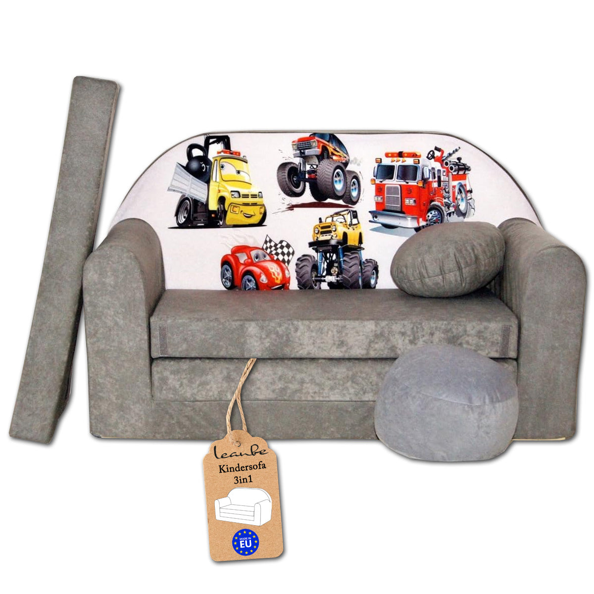 Kindersofa 3in1 – Spielsofa & Schlafsofa für Kinder A14