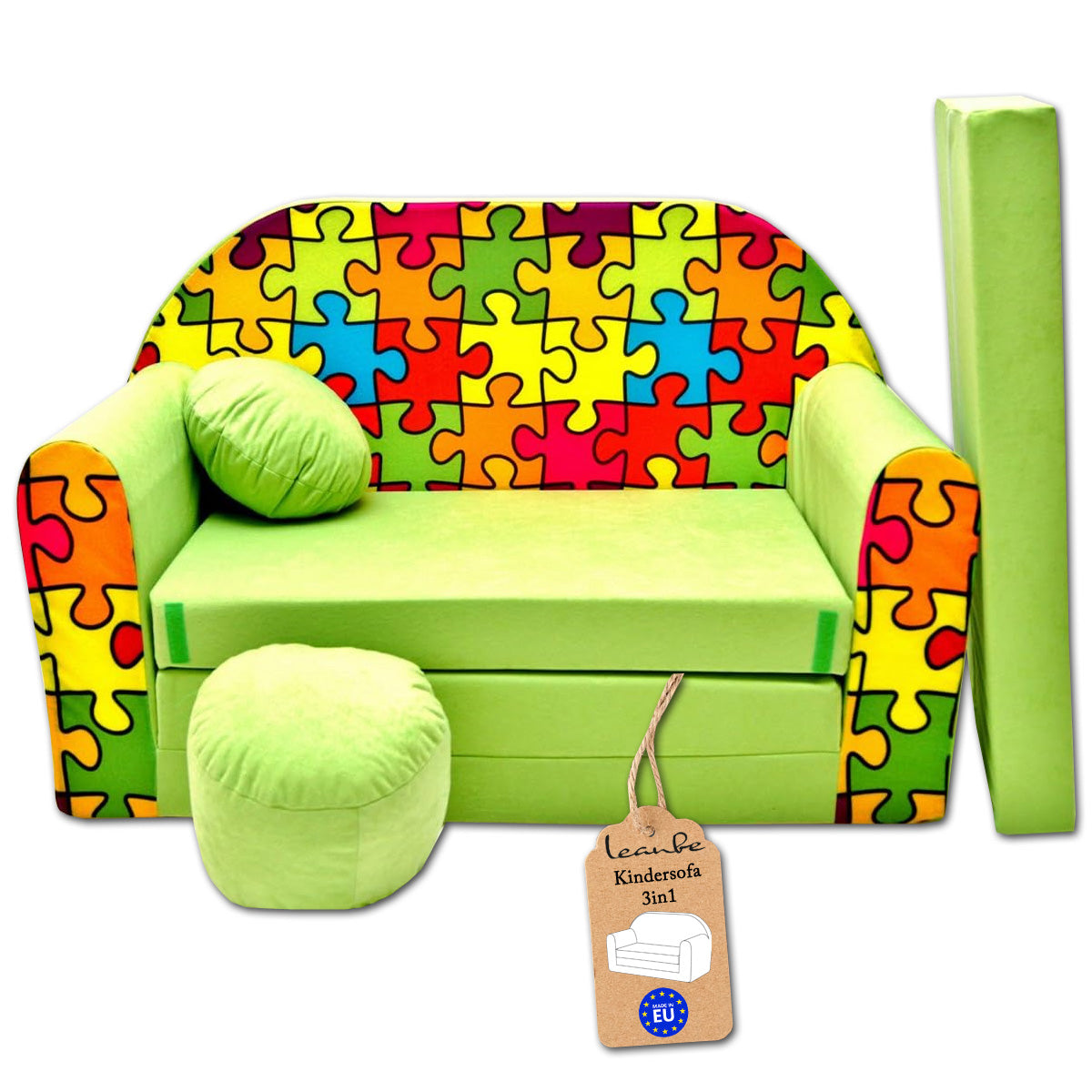 Kindersofa 3in1 – Spielsofa & Schlafsofa für Kinder Z34
