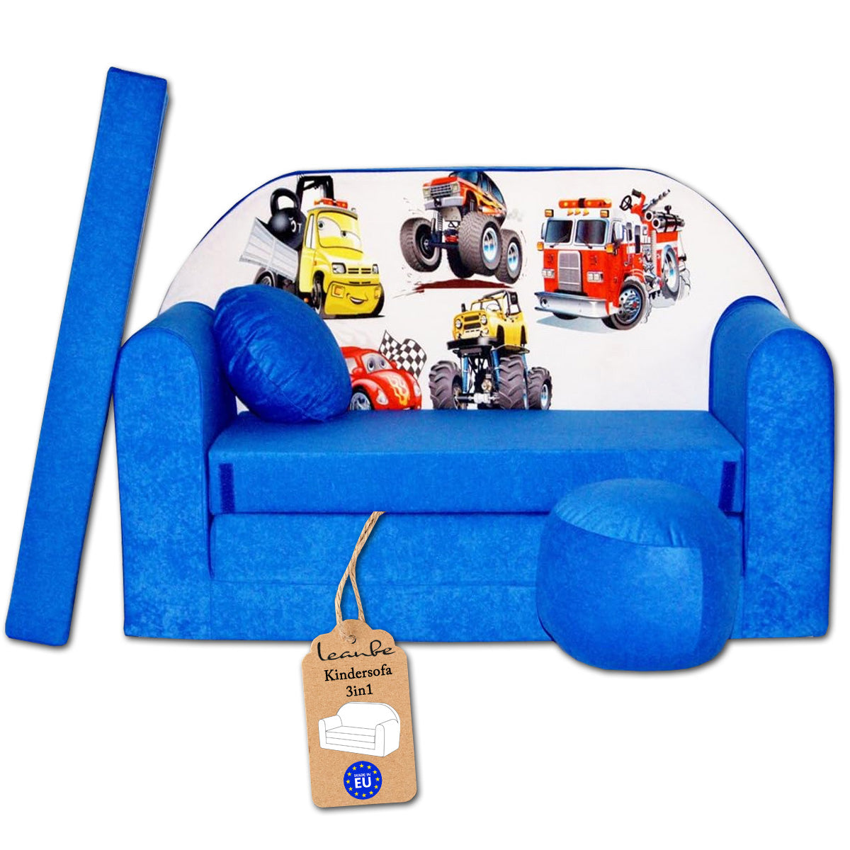 Kindersofa 3in1 – Spielsofa & Schlafsofa für Kinder C14