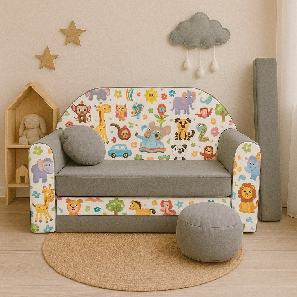 Kindersofa 3in1 – Spielsofa & Schlafsofa für Kinder A5
