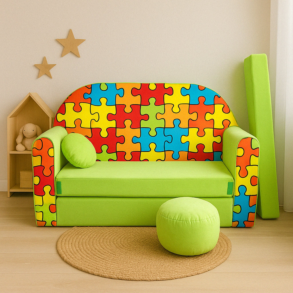 Kindersofa 3in1 – Spielsofa & Schlafsofa für Kinder Z34