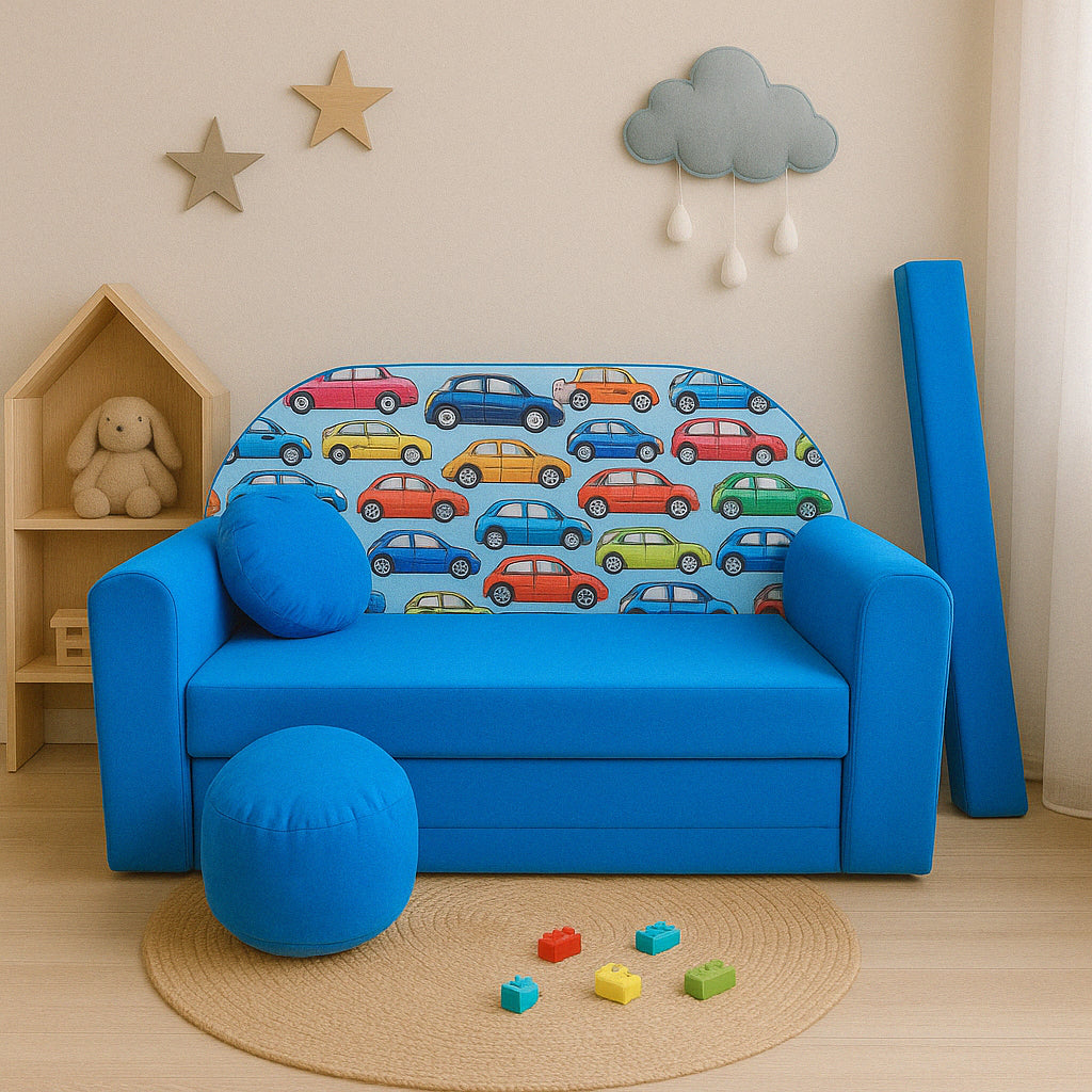 Kindersofa 3in1 – Spielsofa & Schlafsofa für Kinder C21