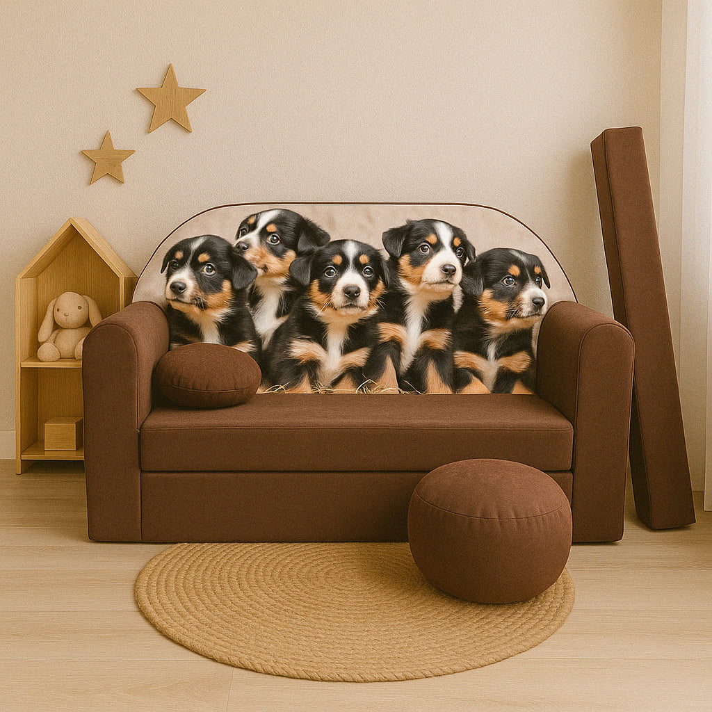 Kindersofa 3in1 – Spielsofa & Schlafsofa für Kinder K7