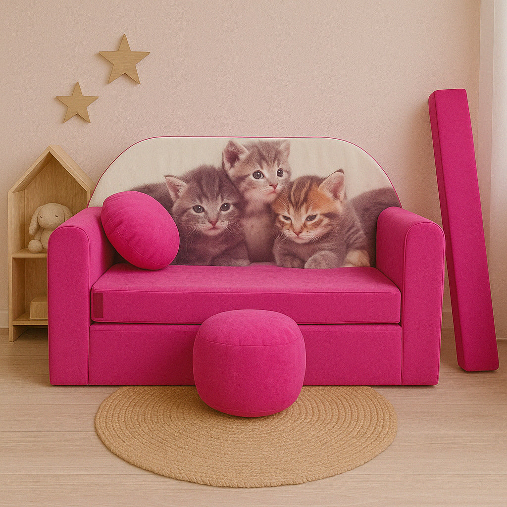 Kindersofa 3in1 – Spielsofa & Schlafsofa für Kinder H6