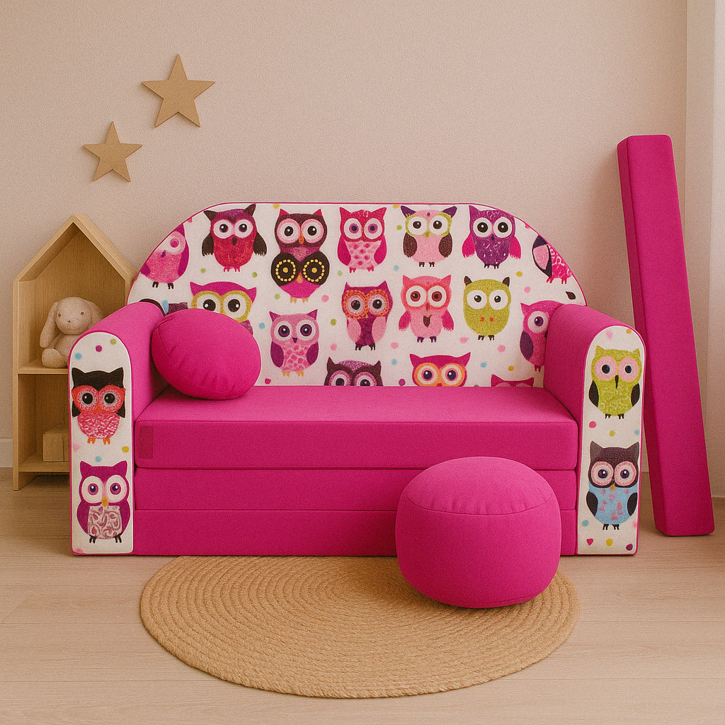 Kindersofa 3in1 – Spielsofa & Schlafsofa für Kinder H17