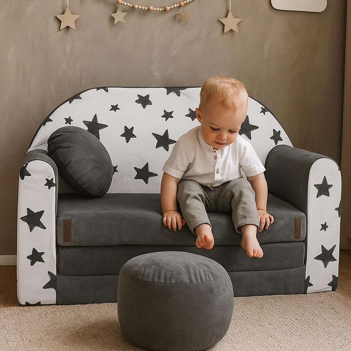 Kindersofa 3in1 – Spielsofa & Schlafsofa für Kinder AC1