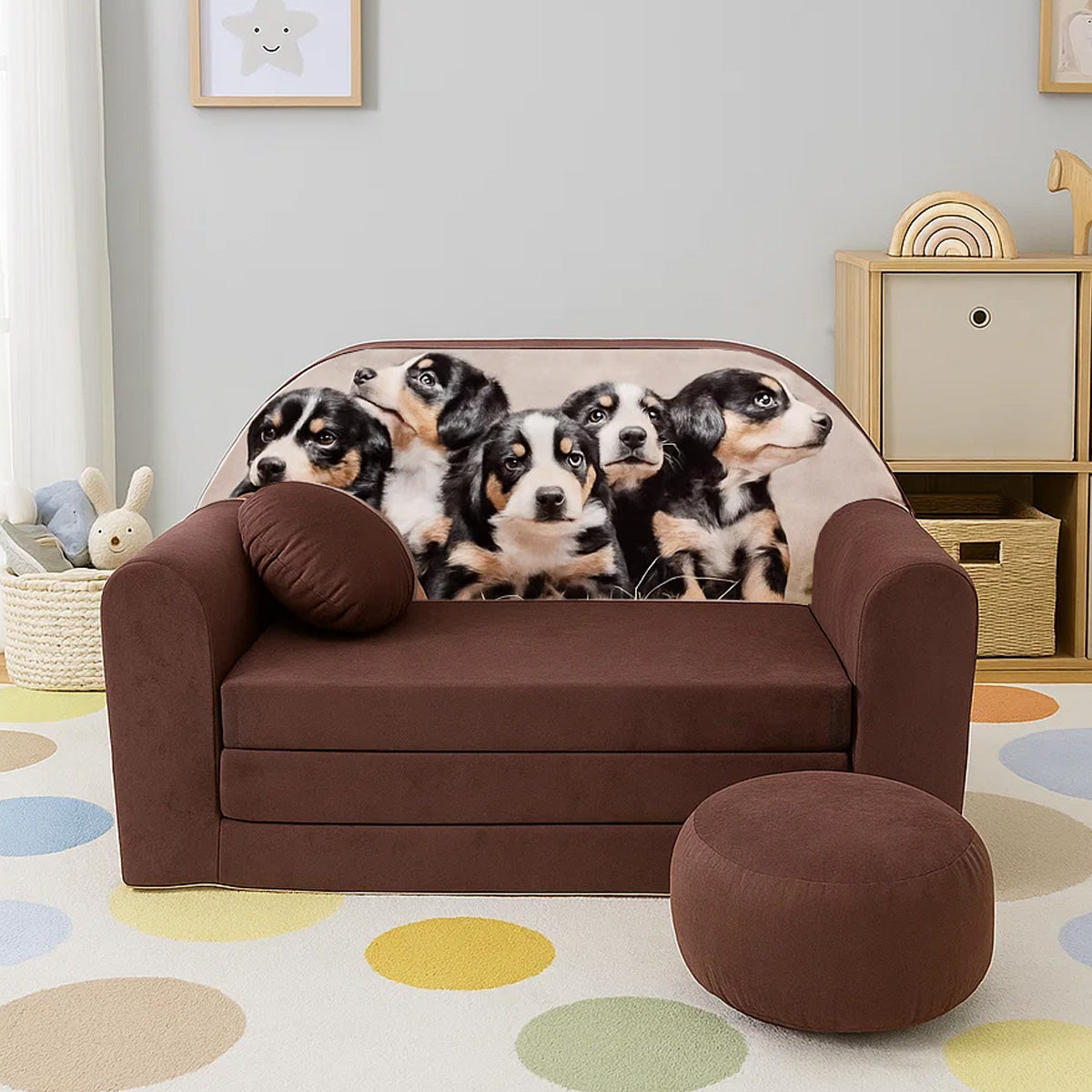 Kindersofa 3in1 – Spielsofa & Schlafsofa für Kinder K7