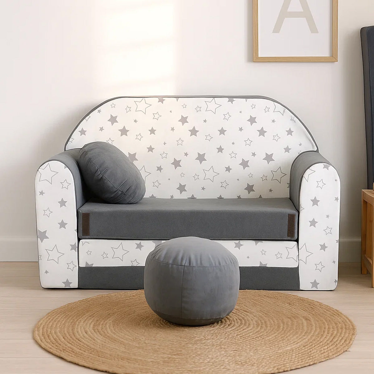 Kindersofa 3in1 – Spielsofa & Schlafsofa für Kinder A38