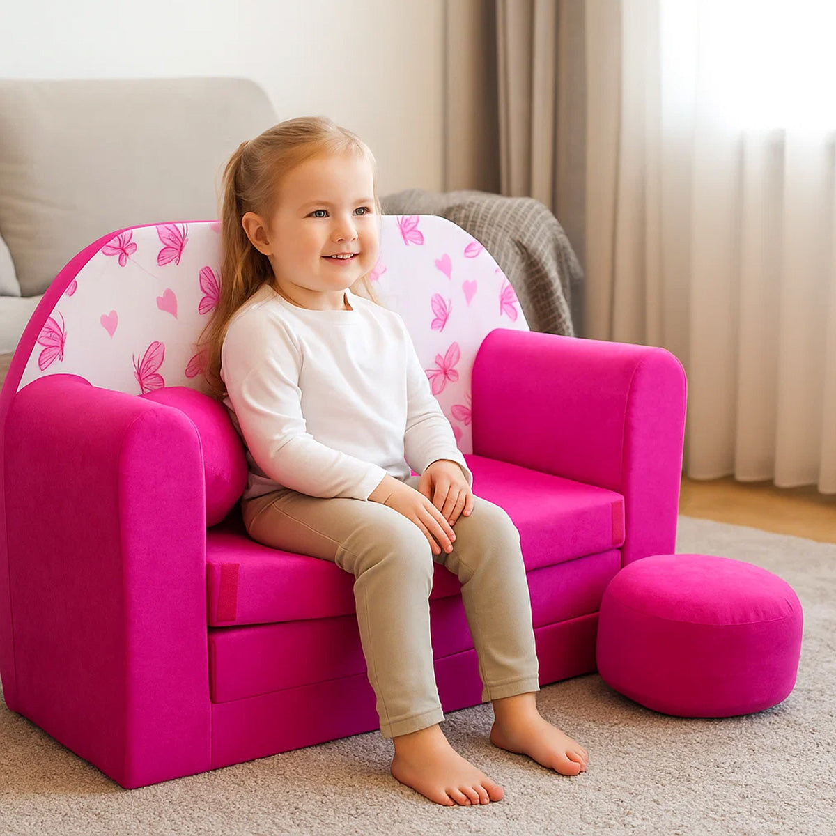 Kindersofa 3in1 – Spielsofa & Schlafsofa für Kinder H3