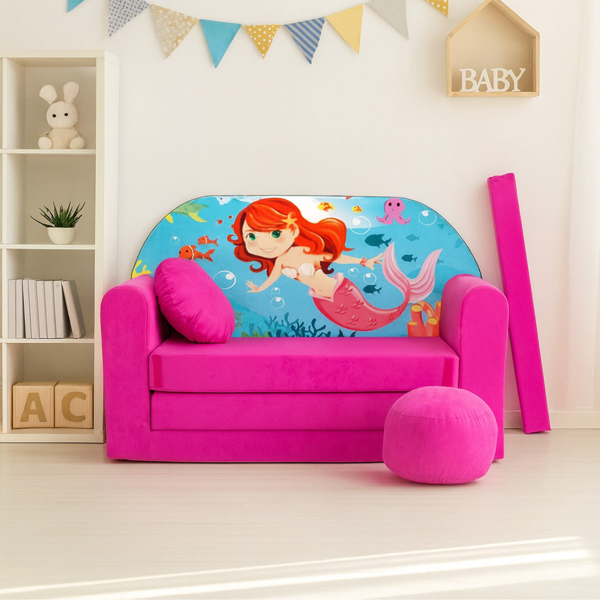 Kindersofa 3in1 – Spielsofa & Schlafsofa für Kinder H4