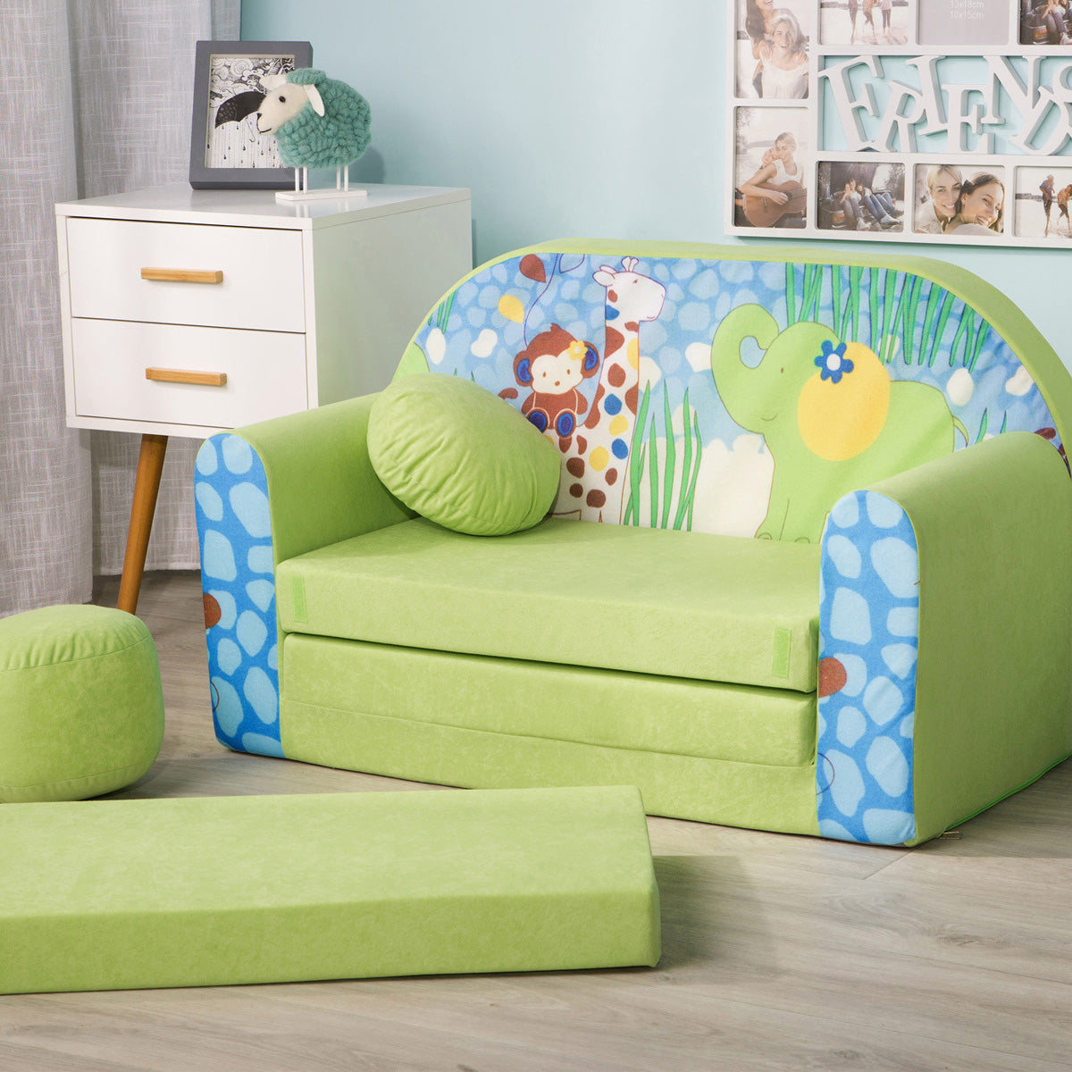 Kindersofa 3in1 – Spielsofa & Schlafsofa für Kinder Z16