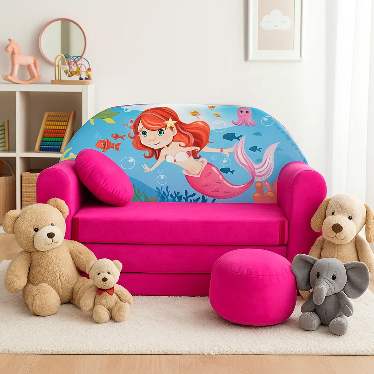 Kindersofa 3in1 – Spielsofa & Schlafsofa für Kinder H4