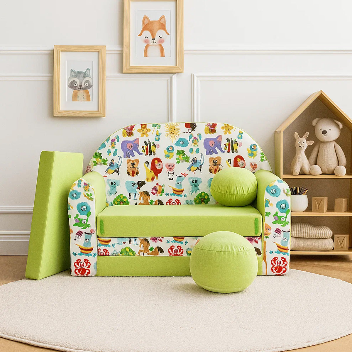 Kindersofa 3in1 – Spielsofa & Schlafsofa für Kinder Z5