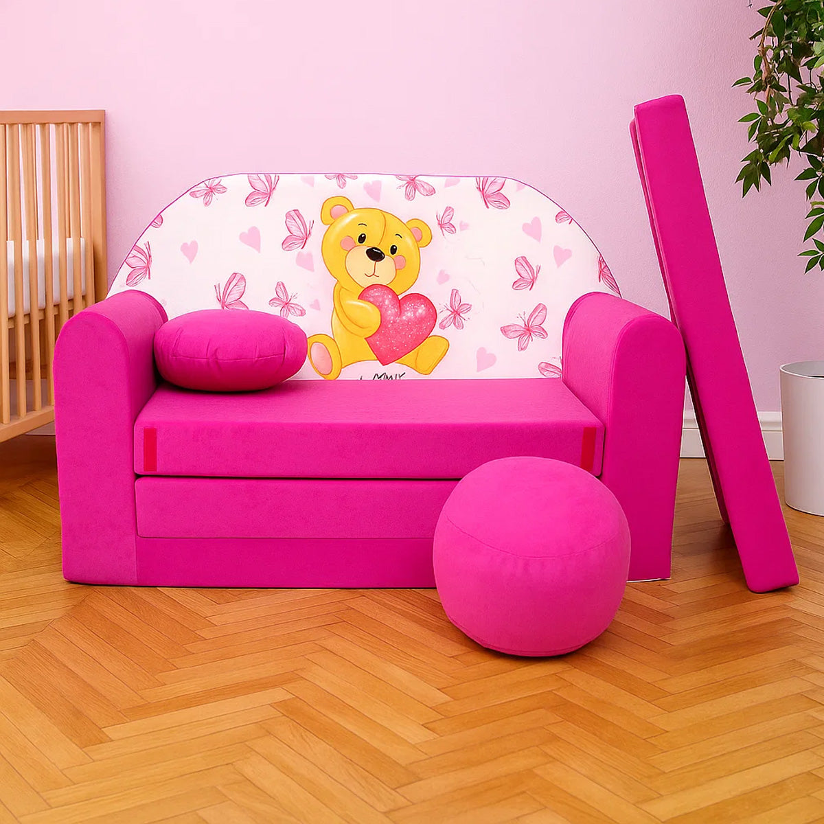 Kindersofa 3in1 – Spielsofa & Schlafsofa für Kinder H3