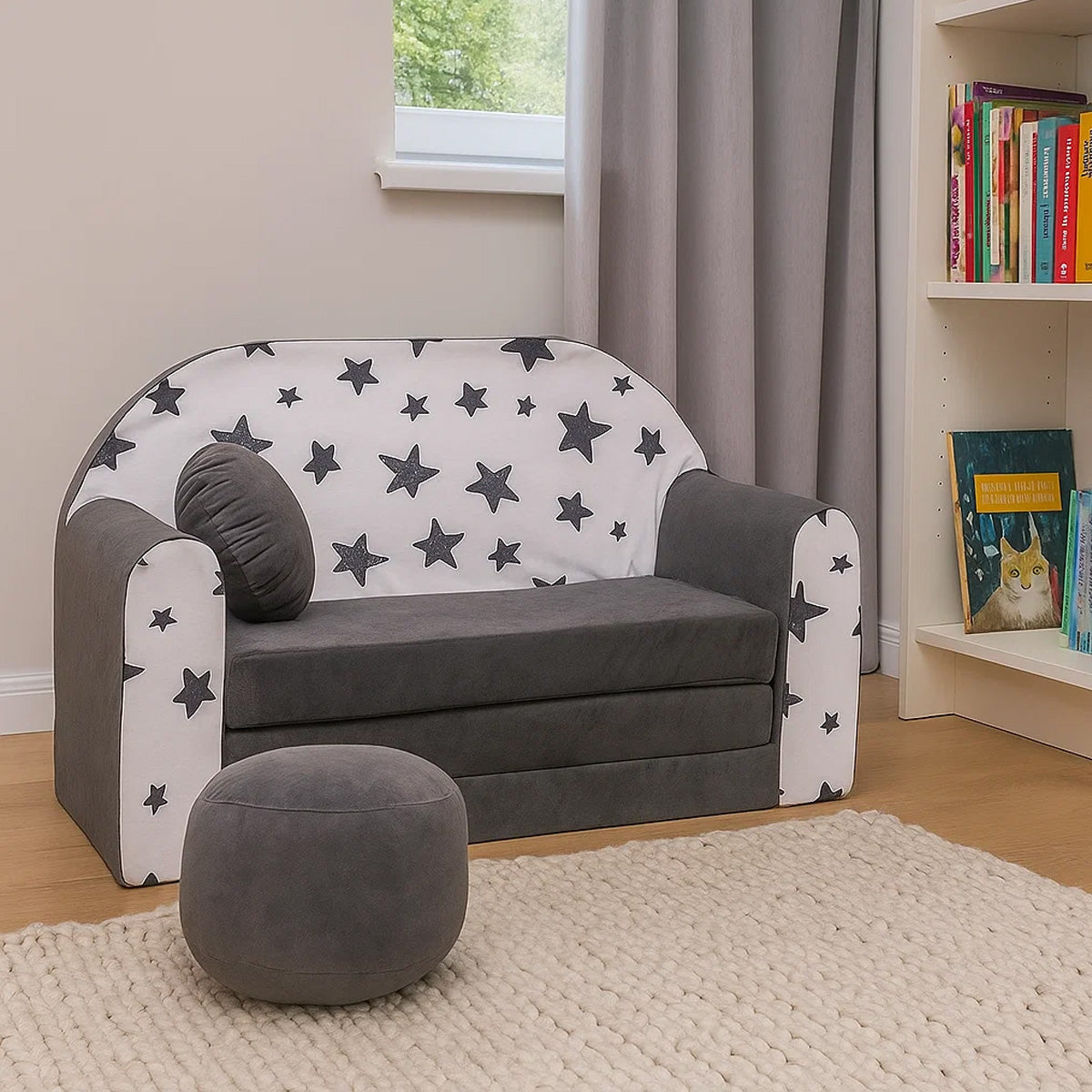 Kindersofa 3in1 – Spielsofa & Schlafsofa für Kinder AC1